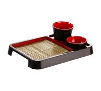 GkgWuxf Assiette | Set d'Assiettes Japonaises pour Noodles - Plateau de Service pour Condiments Desserts Cérémonie du Thé,Restaurant Fête Anniversaire