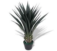 GKK Plante artificielle avec pot Yucca 85 cm Vert