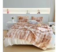 GKXLH Couverture douce et moelleuse - Plaid douillette pour canapé, Couverture en fausse fourrure lapin en peluche, plaid chaud épaisses à bulles pour lit, canapé, chambre à coucher, salon (180x230cm)