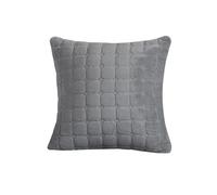 GKXLH Flanelle Douce Housses de Coussin 45 x 45 cm pour canapé (Gris,1 PC) | Housse Canapé en Flanelle Douce Lavable, Housse Canape d'angle, Housse Canape Adaptées aux Animaux de Compagnie pour le Salon
