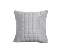 GKXLH Flanelle Douce Housses de Coussin 45 x 45 cm pour canapé Gris Clair | Housse Canapé en Flanelle Douce Lavable, Housse Canape d'angle, Housse Canape Adaptées aux Animaux de Compagnie pour le Salon