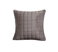 GKXLH Flanelle Douce Housses de Coussin 45 x 45 cm pour canapé Marron/1 PC | Housse Canapé en Flanelle Douce Lavable, Housse Canape d'angle, Housse Canape Adaptées aux Animaux de Compagnie pour le Salon