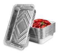GKZB Barquette Aluminium 30 Pièces Plat Aluminium Jetable 2200ml