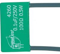 GL 4260 - Elément d'extinction RC, condensateur 250V/0,1 µF avec résistanc