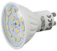 GL GU10 0023 - Greenled projecteur LED GU10, 4,8 W, 400 lm blanc effi