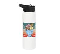 Glace Fun Cat Dessert Bol à glace Chocolat Vanille Stainless Steel Insulated Water Bottle