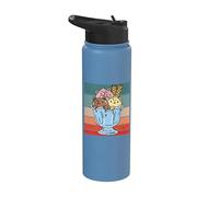 Glace Fun Cat Dessert Bol à glace Chocolat Vanille Stainless Steel Insulated Water Bottle