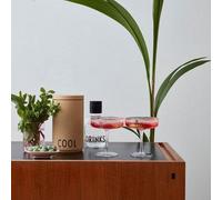 Glacière et coupe à glace - Beige, design scandinave, acier inoxydable, double paroi, « Cold Hours », 1,1 L - Refroidisseur à vin et à champagne