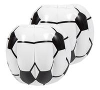 Glacière Gonflable Football PVC pour Fête, Boissons Fraîches et Glace | Récipient Décoratif pour Soirée D’été, Plage ou Piscine, Maintien des Cubes, Style Créatif