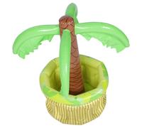 Glacière Gonflable Palmier pour Fête D’été, Seau à Glace Tropical | Pvc Portable, Forme Cocotiers, pour Cubes, Bière, Eau, Ambiance Estivale Plage