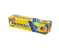 Glad Sealable Plastic Wrap Press'n Seal with Griptex, 100 sq ft 33.8YD x 11.8IN by Press N Seal
