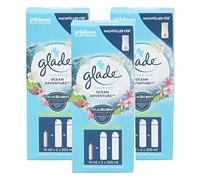 glade 3 x Recharge désodorisant Touch & Fresh Ocean Adventure Chaque 10ml