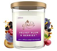 Glade Bougie Parfumée Extra Large - Infusé Aux Huiles Essentielles - Longue Durée 85H - Velvet Plum & Berries - 1 Bougie