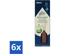 Glade - Diffuseur d'encens Calm Mind - Diffusion de parfum d'aromathérapie - 80 ml - Pack avantage - 6 pièces