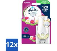 Glade - Diffuseur électrique d'huile - Relaxing Zen - Pack économique - 12 pièces