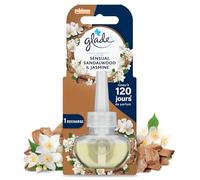 Glade Electric Scented Oil - Recharge Electrique d'huile parfumée, Sensual Sandalwood & Jasmine, 1 Recharge