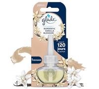 Glade Électric Scented Oil - Romantic Vanilla Blossom (Fleur de vanille romantique), Recharge pour Diffuseur Électrique d'Huile Parfumée, 1 Recharge, 20 ml (Lot de 6)