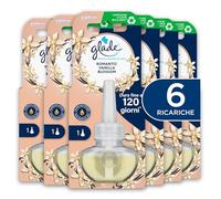 Glade Liquide électrique parfum d'ambiance avec huiles essentielles, parfum vanille, 6 recharges