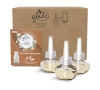 Glade Liquide électrique Parfumeur pour l'environnement avec huiles essentielles, parfum jasmin et santal de Bali, 3 recharges