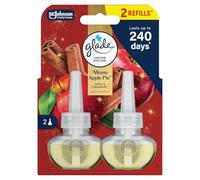 Glade Lot de 2 recharges d'huile électrique parfumée pour tarte aux pommes 2 x 20 ml