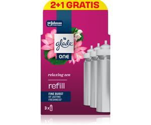 GLADE ONE Relaxing Zen recharge pour rafraîchisseur d’air 3x10 ml