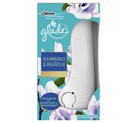 GLADE - PACK DE 4 ELEGANCE SENSE & SPRAY DIFFUSEUR SEA MINERALS & MAGNOLIA 1DIFF + 1RECH 18 ML