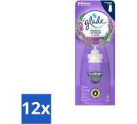 Glade - Recharge Sense & Spray - Tranquil Lavender & Aloe - 18 ml - value pack - 12 pièces