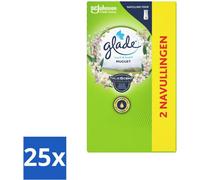 Glade - Recharge Touch & Fresh - Muguet - 2 × 10 ml - Pack avantage - 25 pièces