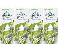 glade Sense and Spray Lot de 4 recharges 18 ml - Muguet (muguet)