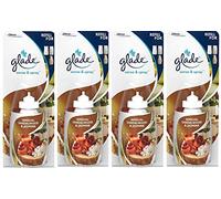 Glade Sense and Spray Lot de 4 recharges 18 ml - Sensual Bois de santal et jasmin