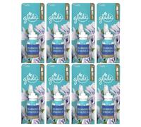 glade Sense and Spray Lot de 8 recharges 18 ml - Minéraux marins et magnolia