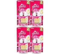 glade Sense and Spray Lot de 8 recharges Rose et meringue 18 ml