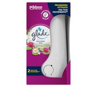 Glade Sense & Spray Parfum pour Environnements avec Huiles Essentielles et Capteur Intelligent de Mouvement, Parfum Relaxing Zen, 1 Diffuseur et 1 Charge, 2 piles AA