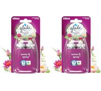 Glade® Sense & Spray™ Recharge Relaxing Zen Duopack - Infusé Aux Huiles Essentielles (Lot de 2)