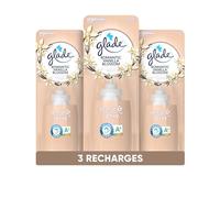 Glade Sense & Spray Recharges Diffuseur à Détection de Mouvement - Infusé Aux Huiles Essentielles - Jusqu'à 2 Mois de Parfum - Romantic Vanilla Blossom - 3 Recharges