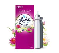 Glade Touch et Fresh Recharge - Fraicheur Instantanée - Elimine Les Odeurs - Infusé Aux Huiles Essentielles - Relaxing Zen - 1 Recharge