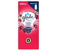Glade Touch & Fresh Recharge de désodorisant pour salle de bain et maison, cerise et pivoine, 10 ml