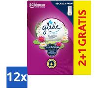 Glade - Touch & Fresh - Zen relaxant - 10 ml - Pack avantage - 12 pièces