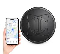 Glaeptio Étiquette de Suivi Magnétique pour Véhicules avec Application de | Conception Magnétique sans Installation, Fonctionne avec L'application IOS Find, Alarme de 80 à 100 DB, Enregistrements de