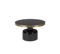 GLAM - Table basse ronde noir D60 Noir