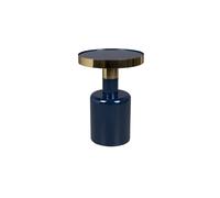 GLAM - Table d'appoint ronde bleu Bleu