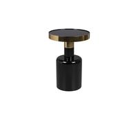 GLAM - Table d'appoint ronde noir Noir