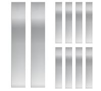 Glarks Assortiment de 23 pièces de cales en acier inoxydable 304, 13,2 cm (L) x 2,5 cm (l) x 0,0 cm d'épaisseur pour travaux manuels de cuisine (0 cm)