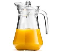Vilde - Carafe ORION 1,4 L en verre transparent lave-vaisselle avec couvercle et bec verseur