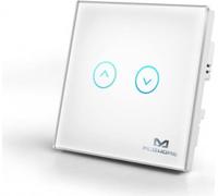 Glas Touch Interrupteur mural UK pour volets roulants & stores Z-Wave