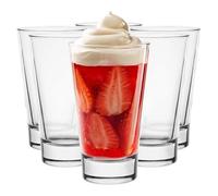 Glasmark KROSNO 1992 Coupes À Glace En Verre Transparent Coupes À Dessert Lot De 6 Lavables Au Lave-Vaisselle 300 ml
