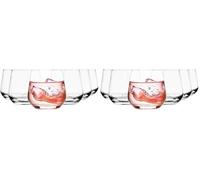 Glasmark KROSNO 1992 Ensemble De 6 Pièces 310 ml Verre Bas Convient Au Lave Vaisselle Résistant Eau Jus Boissons (Lot de 2)