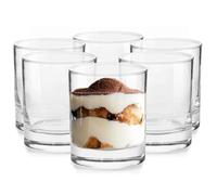 Glasmark KROSNO 1992 Lot De 6 Coupes À Glace En Verre Transparent Coupes À Dessert Lavables Au Lave-Vaisselle 300 ml
