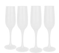 Glasmark Krosno Lot de 4 s à mousseux, champagne, prosecco, s à champagne, s à champagne, s à mousseux, s à, blanc, 4 x 200 ml, 0,2 litre
