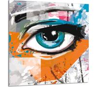 GLASPLATTE FÜR KÜCHE 60x65 Eye